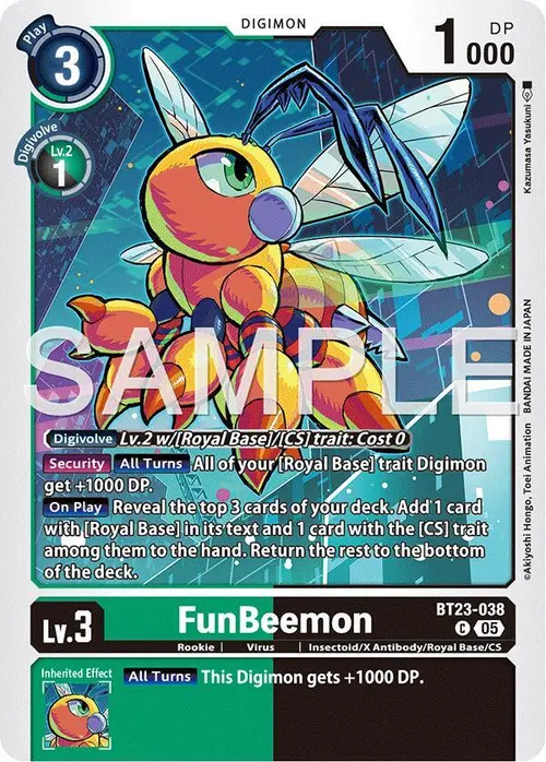 FunBeemon - BT23-038 card art