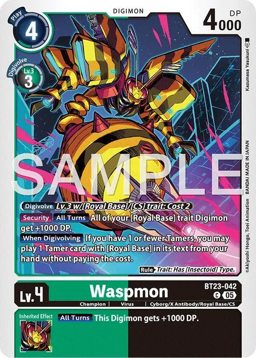 Waspmon card art