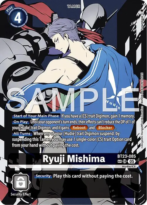 Ryuji Mishima (SP) card art