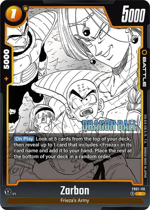 Zarbon card art