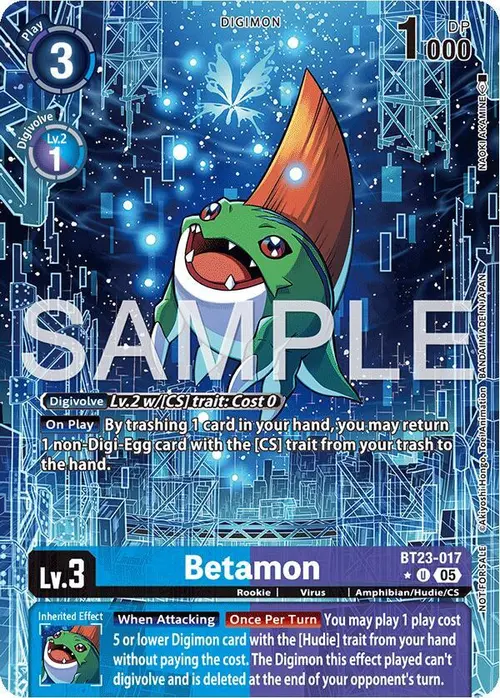 Betamon (Hacker's Slumber Box Promotion Pack) card art
