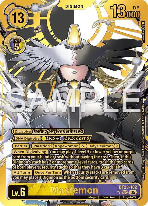 Mastemon (Rare Pull) card art