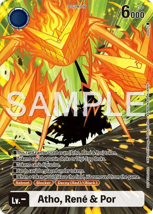 Atho, Rene & Por (Token) card art