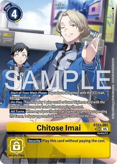 Chitose Imai (Alternate Art) card art