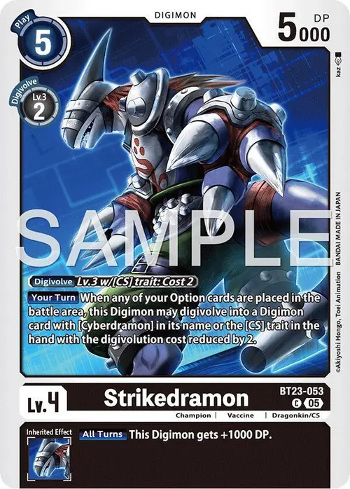 Strikedramon card art
