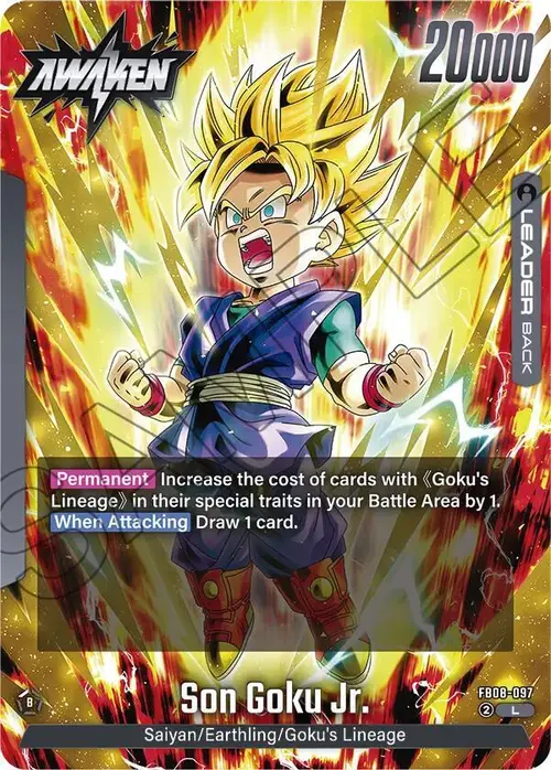Son Goku Jr. card art