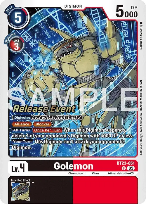 Golemon card art