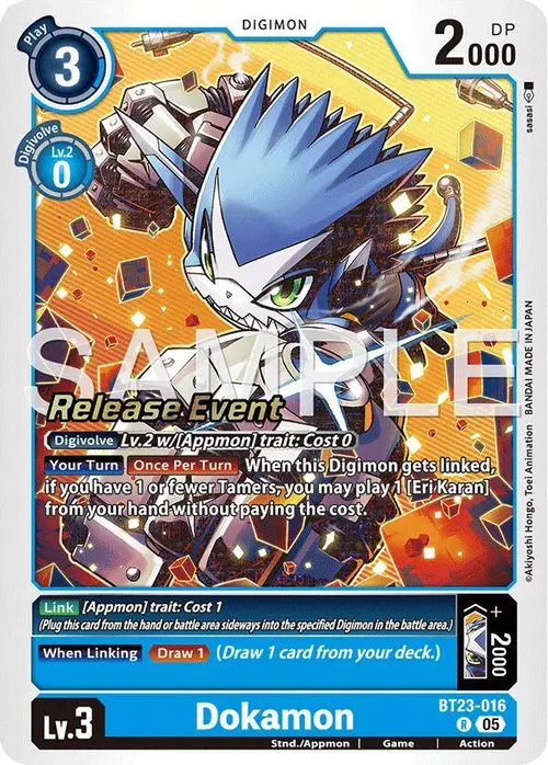 Dokamon card art