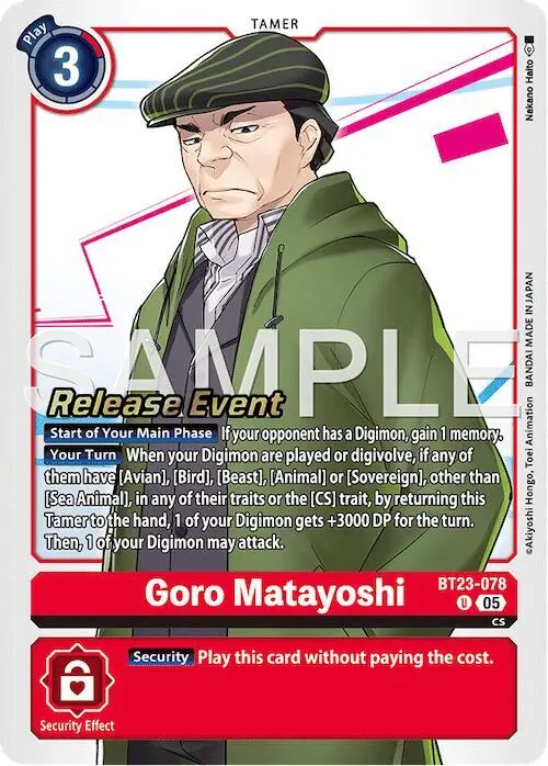 Goro Matayoshi card art