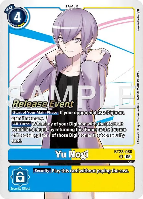 Yu Nogi card art