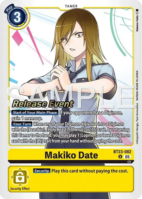 Makiko Date card art