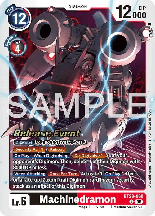 Machinedramon card art