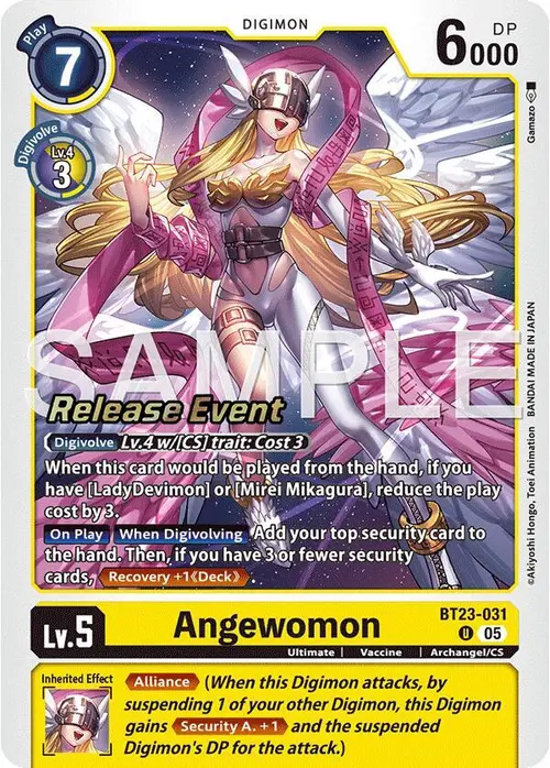 Angewomon card art