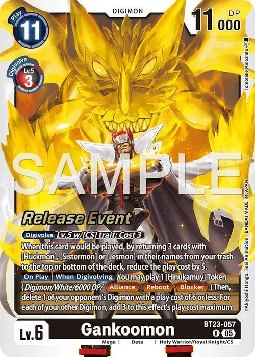 Gankoomon card art