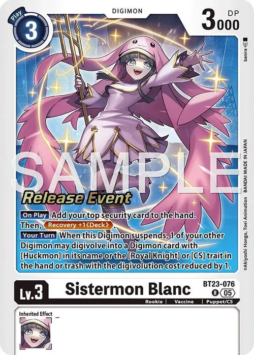 Sistermon Blanc card art