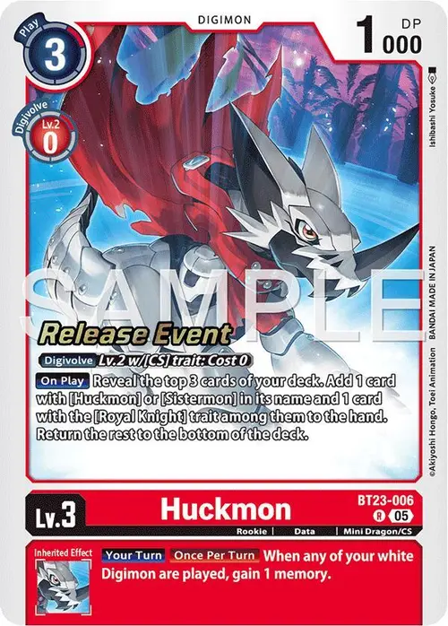 Huckmon card art