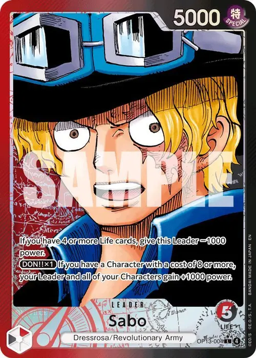 Sabo (004) (Alternate Art) card art