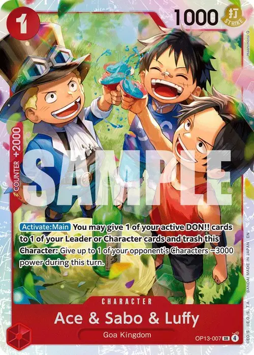 Ace & Sabo & Luffy card art