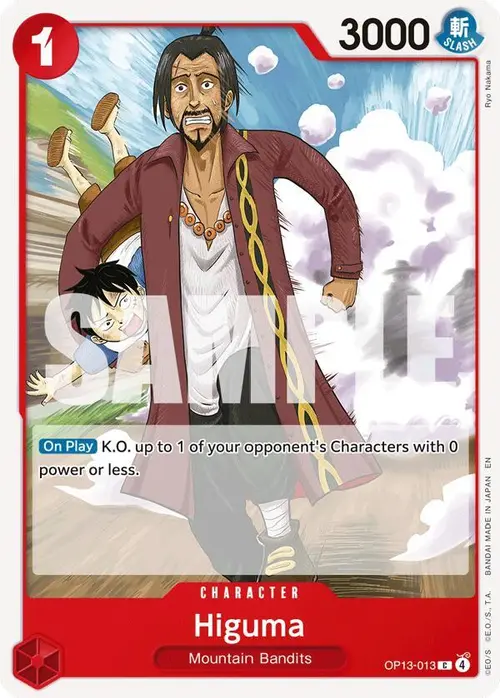 Higuma card art