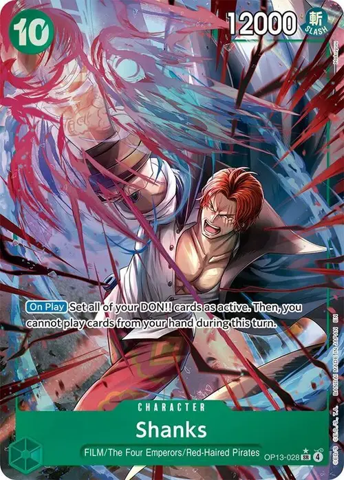 Shanks (028) (Alternate Art) card art
