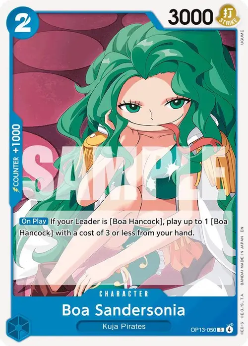 Boa Sandersonia card art
