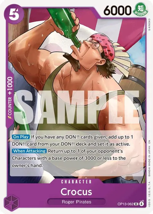 Crocus card art