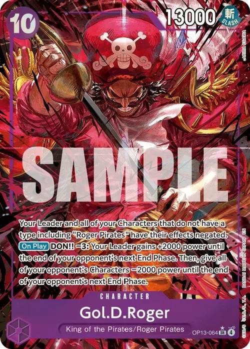 Gol.D.Roger (064) (Alternate Art) card art