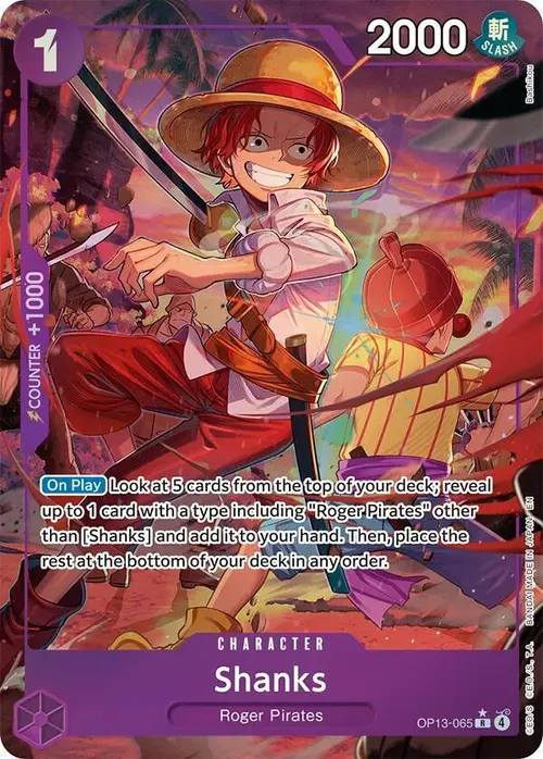 Shanks (065) (Alternate Art) card art