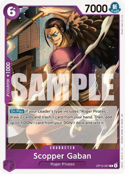 Scopper Gaban card art