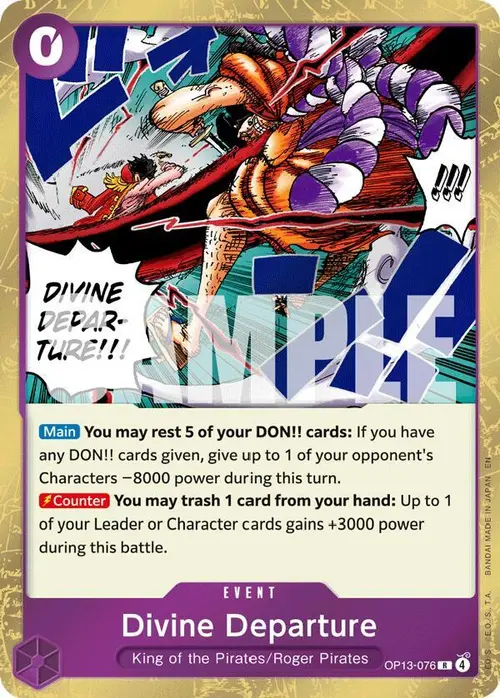 Divine Departure card art