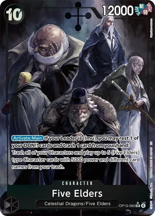 Five Elders (Alternate Art) card art