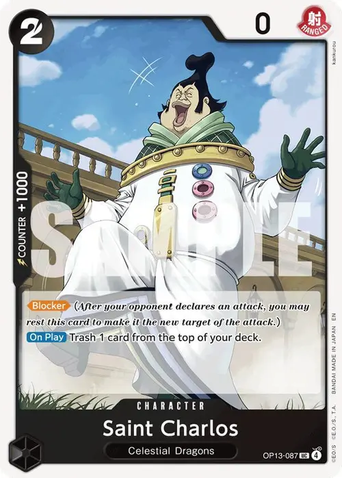 Saint Charlos card art