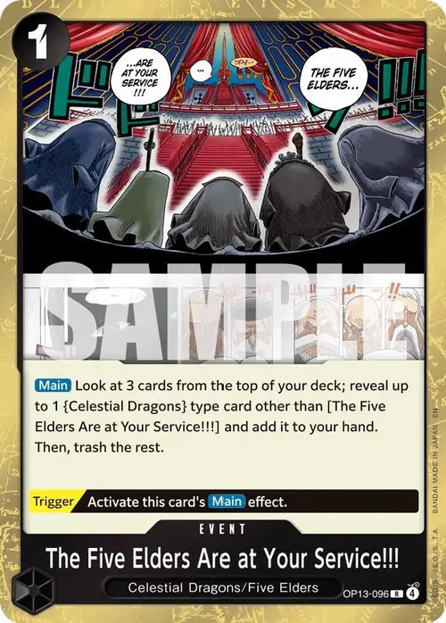 The Five Elders Are at Your Service!!! card art