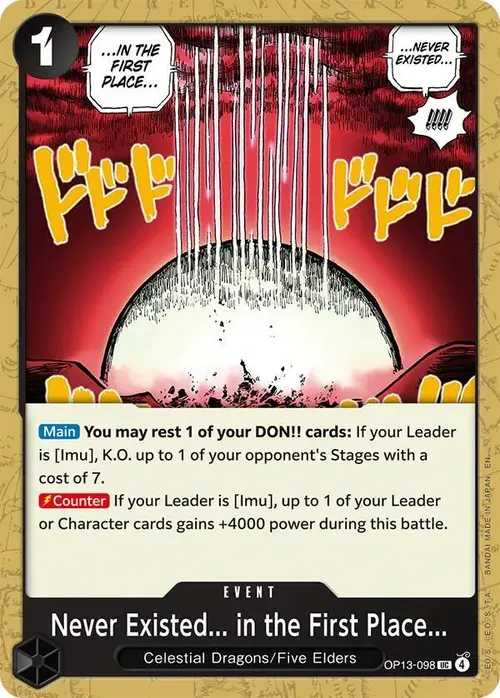 Never Existed... in the First Place... card art