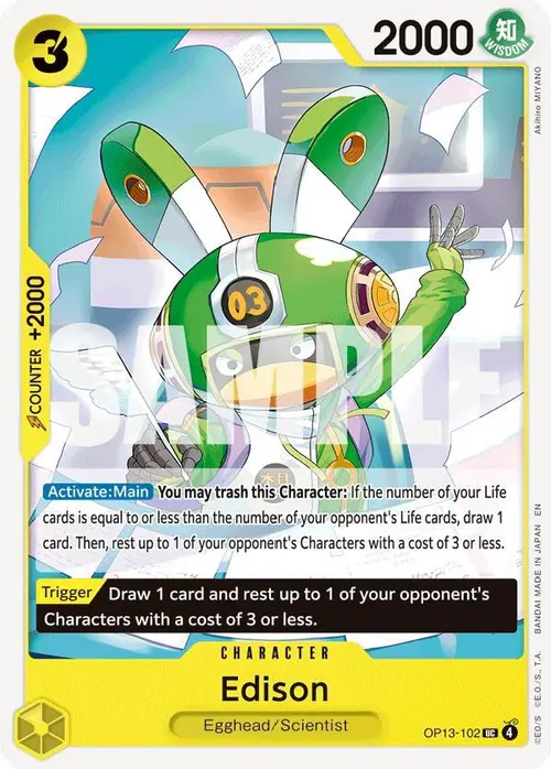 Edison card art