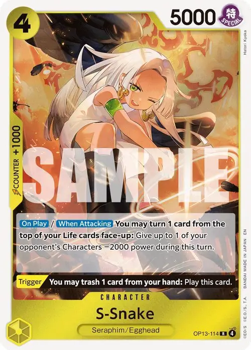 S-Snake card art