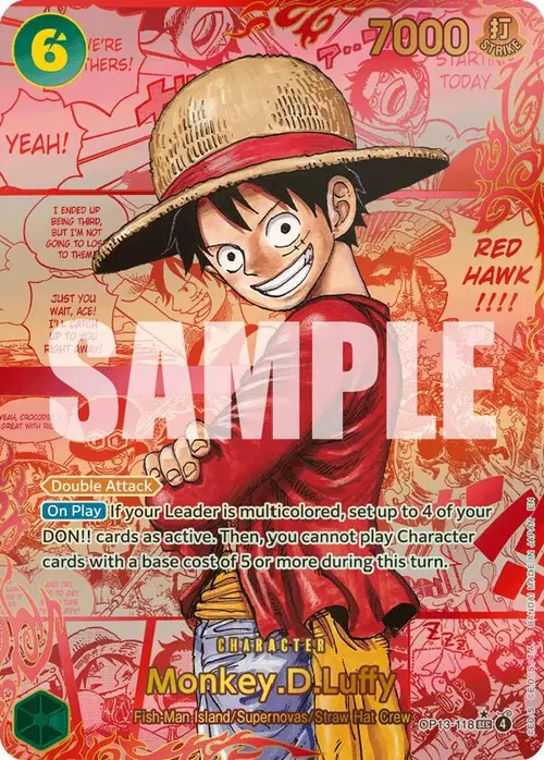 Monkey.D.Luffy (118) (Red Super Alternate Art) card art
