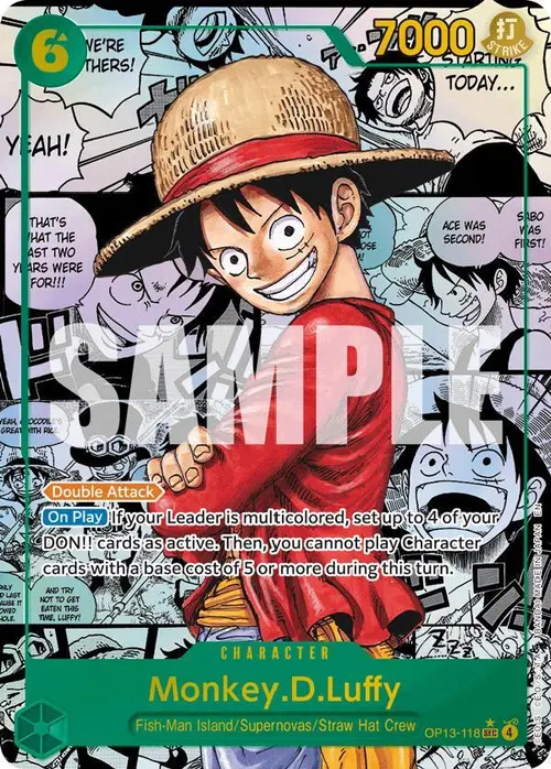 Monkey.D.Luffy (118) (Super Alternate Art) card art