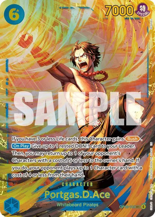 Portgas.D.Ace (119) card art