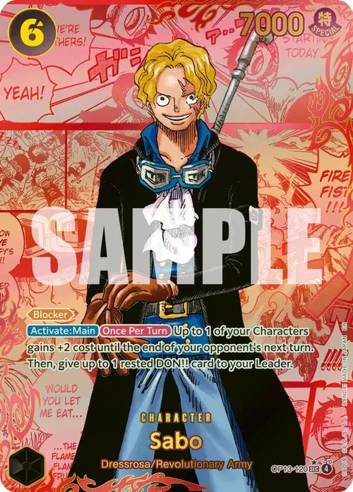 Sabo (120) (Red Super Alternate Art) card art