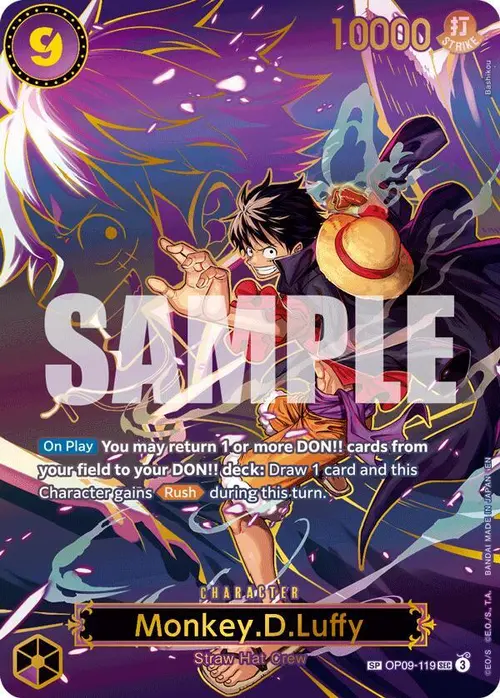 Monkey.D.Luffy - OP09-119 (SP) card art