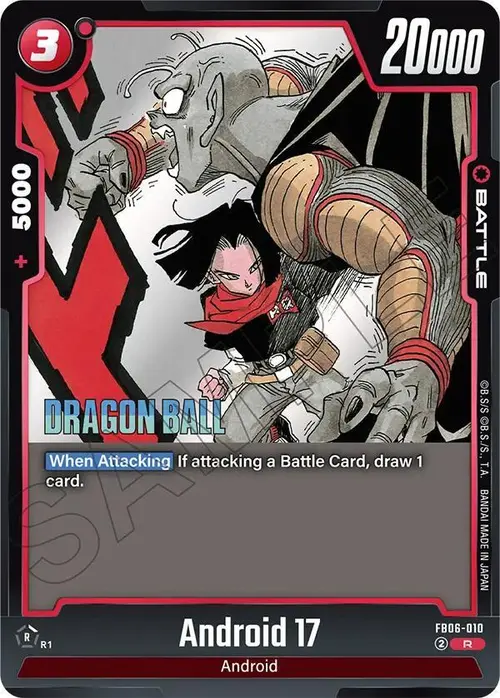 Android 17 card art