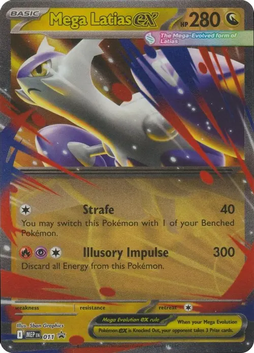 Mega Latias ex - 011 card art