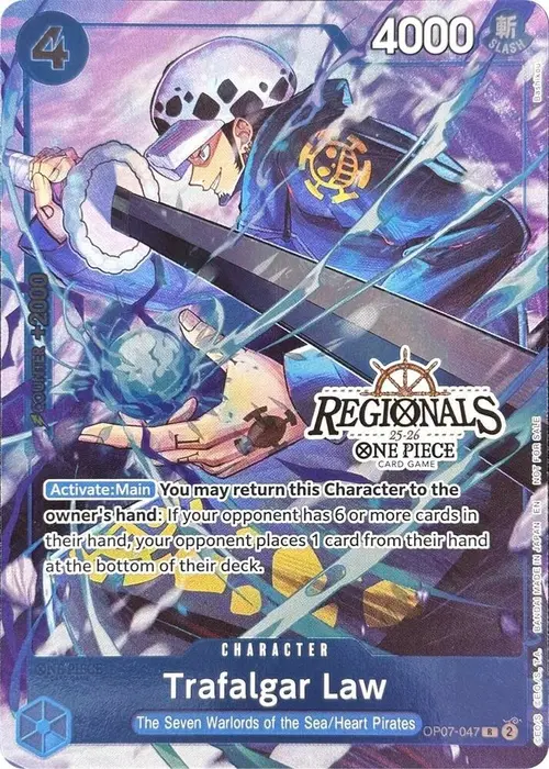 Trafalgar Law (CS 25-26 Regionals Textured Chase Promo) card art