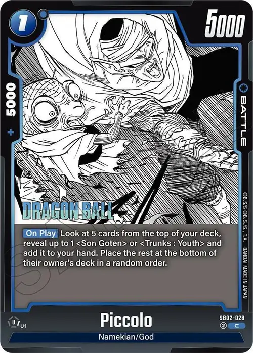 Piccolo card art