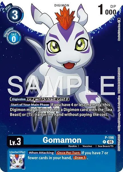 Gomamon (Digimon Story: Time Stranger Promo Pack) card art