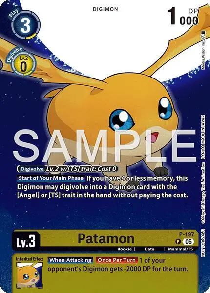 Patamon (Digimon Story: Time Stranger Promo Pack) card art