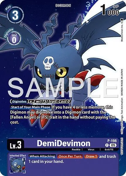 DemiDevimon (Digimon Story: Time Stranger Promo Pack) card art