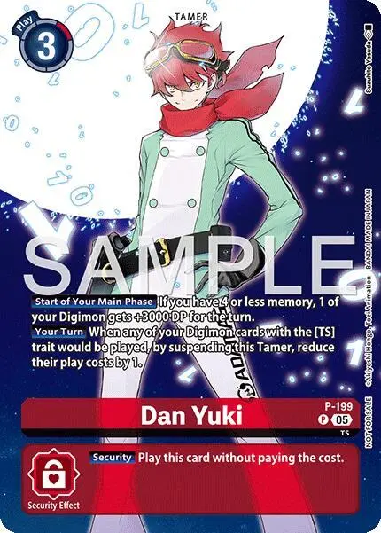 Dan Yuki (Digimon Story: Time Stranger Promo Pack) card art