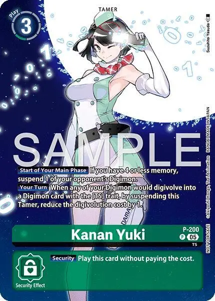 Kanan Yuki (Digimon Story: Time Stranger Promo Pack) card art